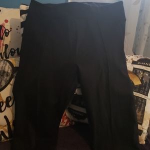 Black on Black dress leggings